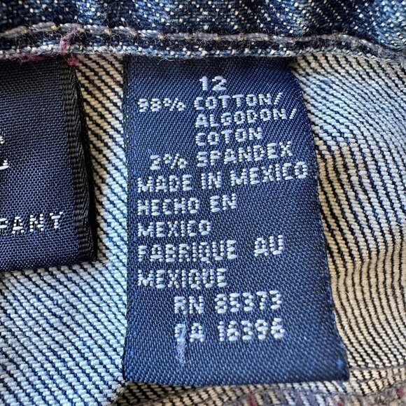 Crazy Horse‎ Jeans High Rise Medium Wash Straight Leg Women's Size 12 VTG - Picture 11 of 11